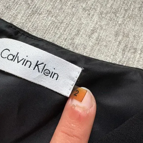 Calvin Klein Midi Black Dress - Picture 3 of 5